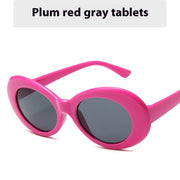 Women's Fashion New Vintage Round Frame Sunglasses