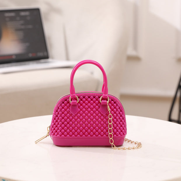 Korean Style Fashion Hollowed-out Jelly Shell Bag