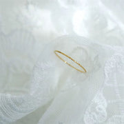 Japanese And Korean All Match Minimalism Simple Ring Female Niche