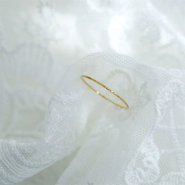 Japanese And Korean All Match Minimalism Simple Ring Female Niche