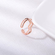 Personalized Double-layer Wave Ring For Women