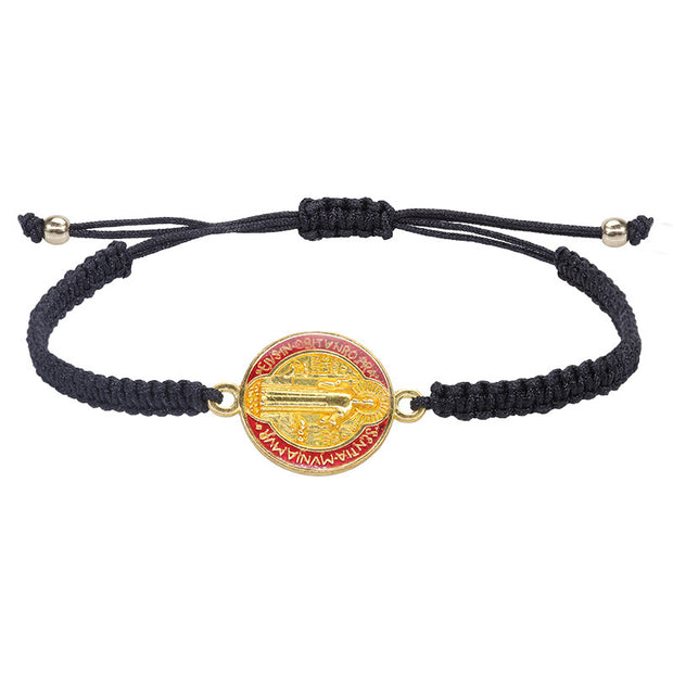 Our Lady Of Mary Saint Benedict Saint Jude Weaving Hand Rope