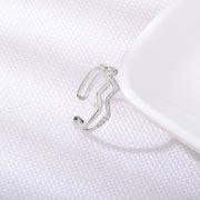 Personalized Double-layer Wave Ring For Women