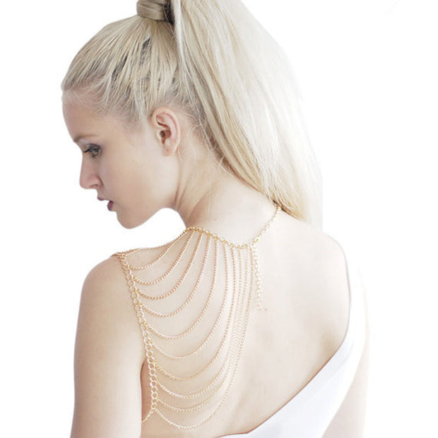 Women's Fashion Fringe Body Shawl Chain