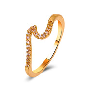 Personalized Double-layer Wave Ring For Women