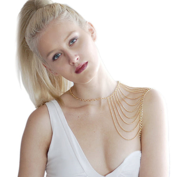 Women's Fashion Fringe Body Shawl Chain
