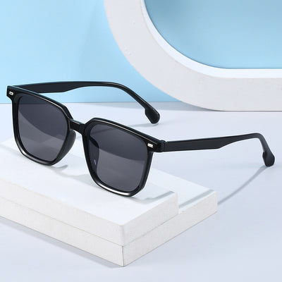 Large Frame Square Sunglasses Retro Trendy High-grade Women