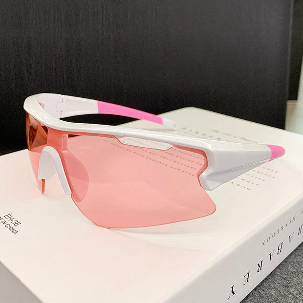Outdoor Bicycle Glasses For Riding Sports One-piece Sunglasses