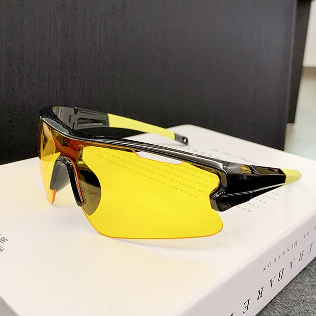 Outdoor Bicycle Glasses For Riding Sports One-piece Sunglasses