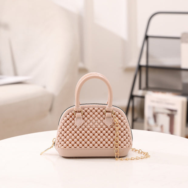 Korean Style Fashion Hollowed-out Jelly Shell Bag