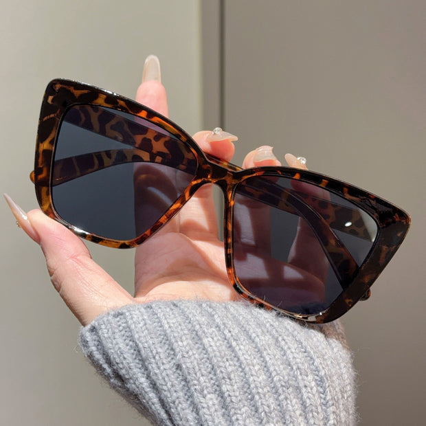 Versatile Slimming High-grade Sunglasses Large Frame Plain Glasses