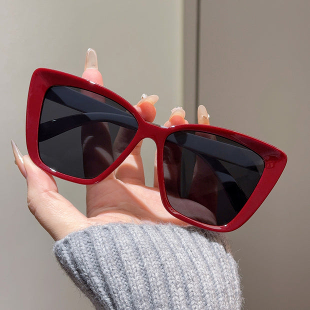 Versatile Slimming High-grade Sunglasses Large Frame Plain Glasses