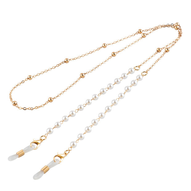 Glasses Hanging Chain Pearl Pendant Sunglasses Chain Lolita