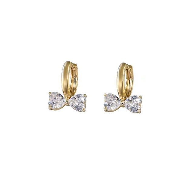 Fashion New Diamond Bow Ear Clip Women