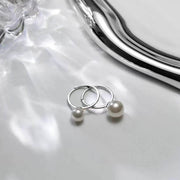 Female Sweet And Simple Open-end Pearl Ring