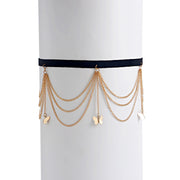 Multi Layered Butterfly Tassel Body Chain
