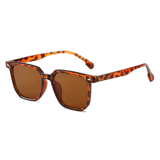Large Frame Square Sunglasses Retro Trendy High-grade Women