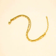 Titanium Steel Twist Female Niche Twin Bracelet
