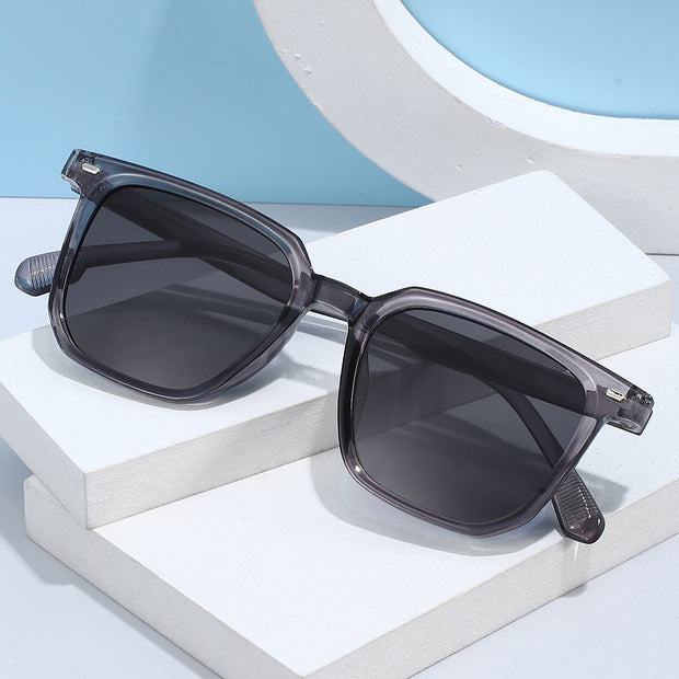 Large Frame Square Sunglasses Retro Trendy High-grade Women