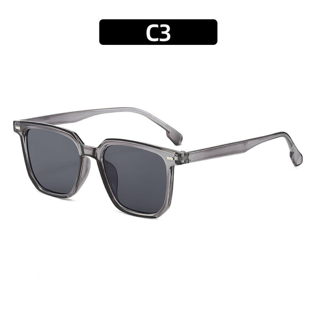 Large Frame Square Sunglasses Retro Trendy High-grade Women