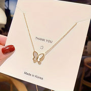Butterfly Pendant Creative Simple Women's Clavicle Chain