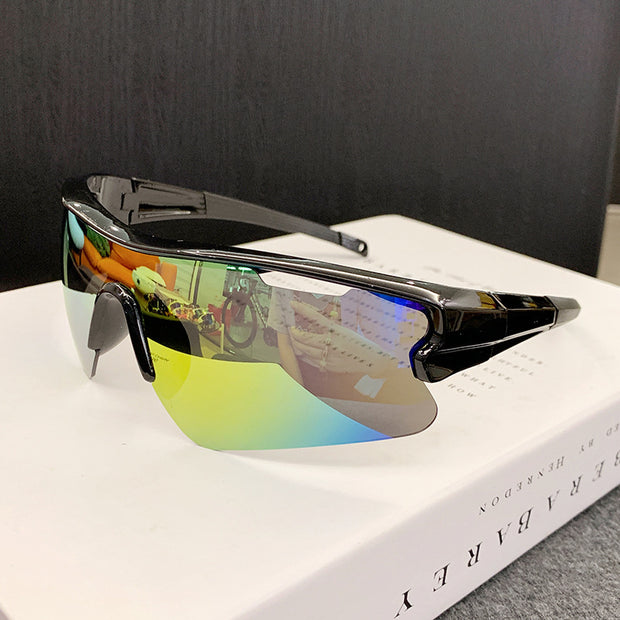 Outdoor Bicycle Glasses For Riding Sports One-piece Sunglasses