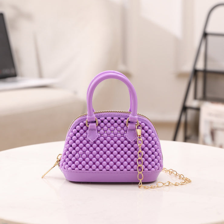 Korean Style Fashion Hollowed-out Jelly Shell Bag