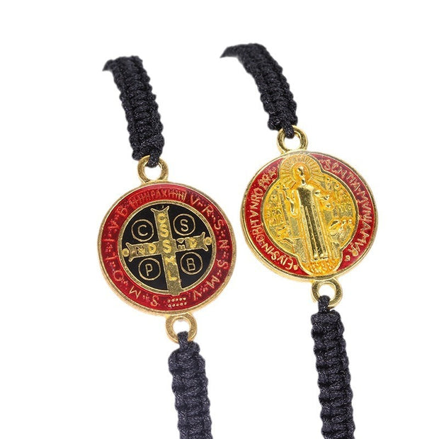 Our Lady Of Mary Saint Benedict Saint Jude Weaving Hand Rope